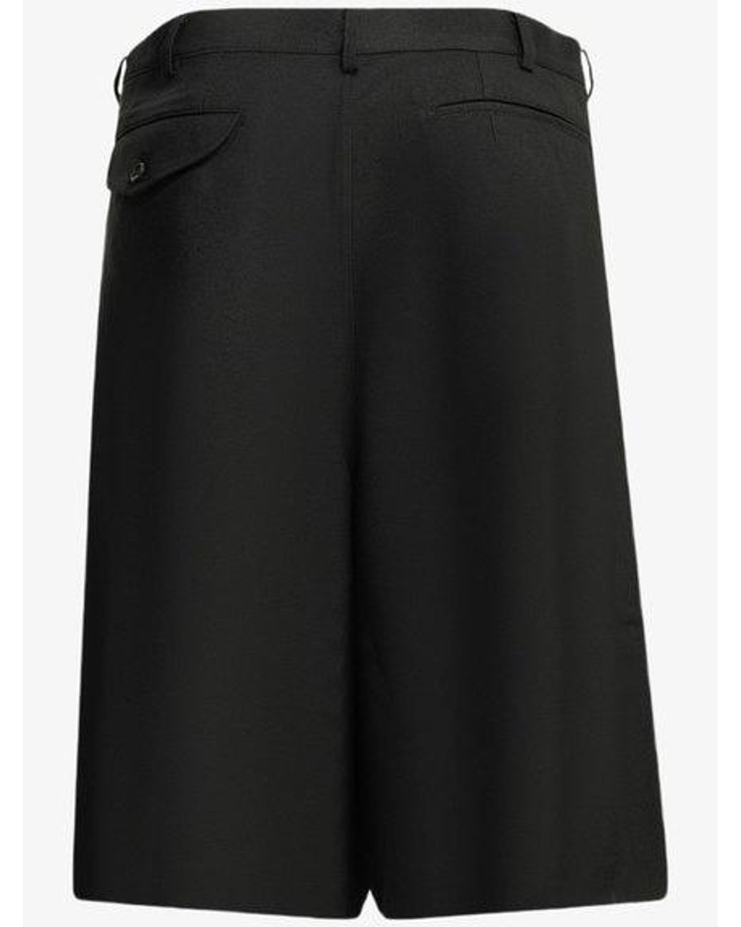 Comme des Garçons Black Woven Pants for men