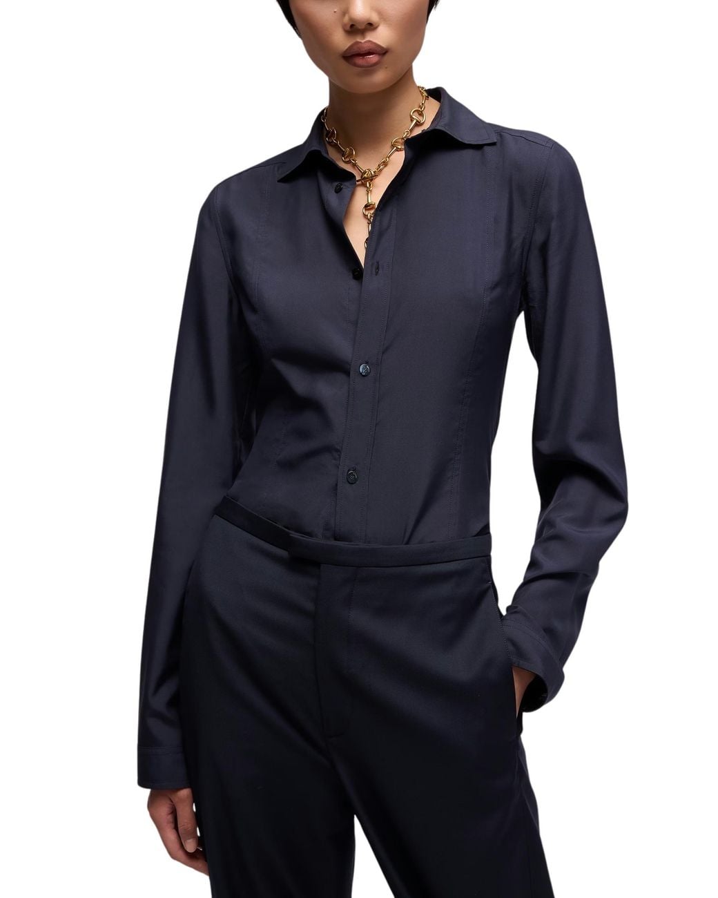 Gucci Blue Ink Shirt