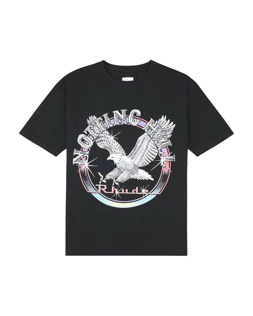 Rhude Black Eagle Graphic Short-Sleeve T-Shirt for men