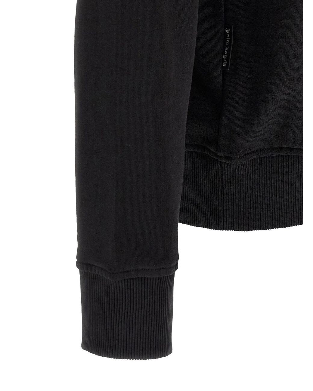 Palm Angels Black Logo Hoodie for men