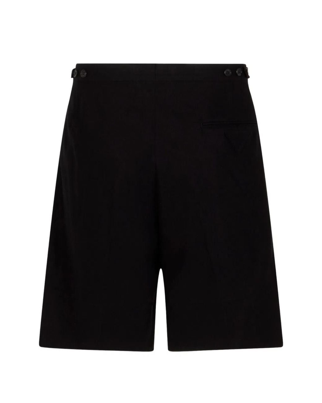 Prada Black Cotton Pants for men