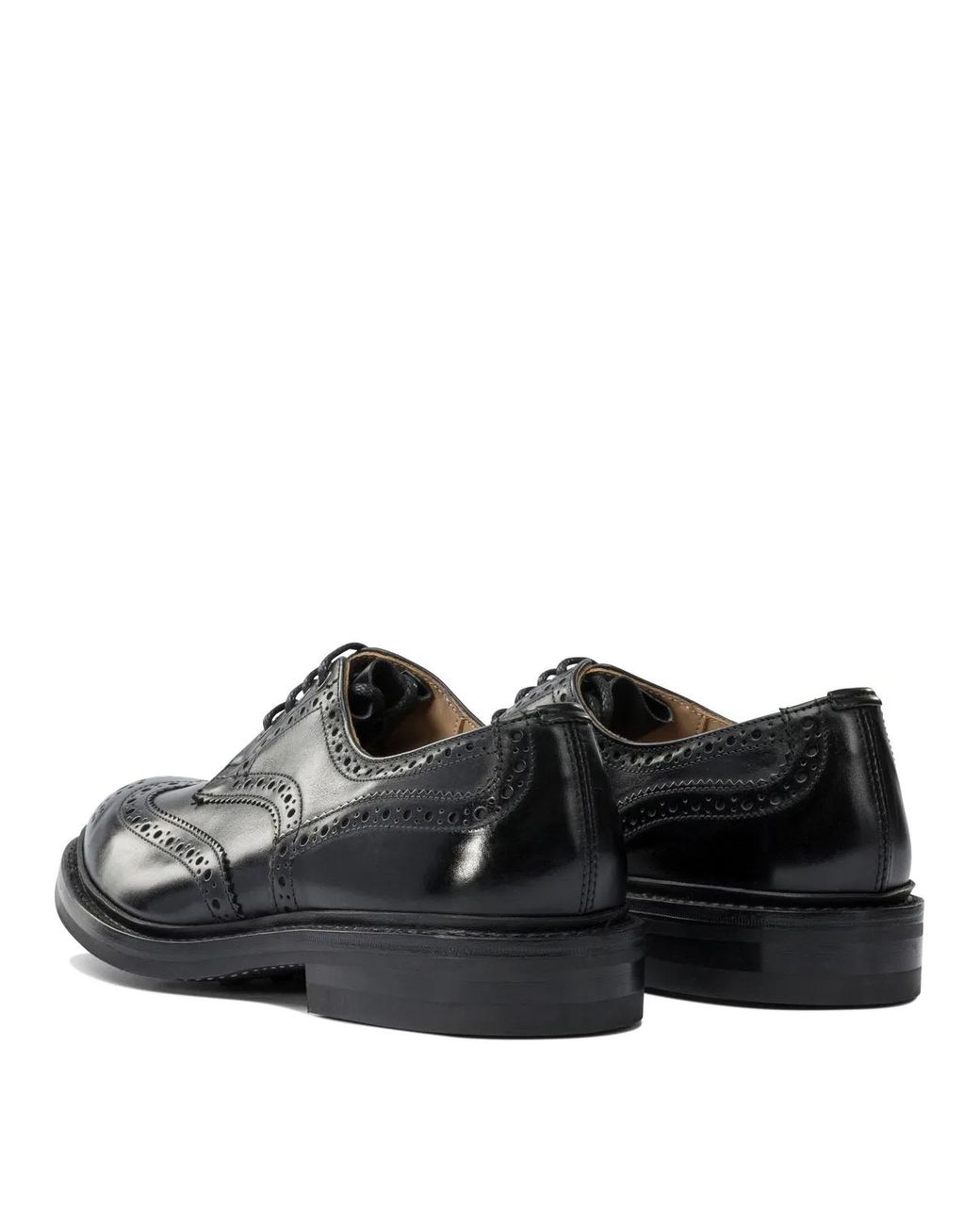 Tricker's Black "Bourton" Derby for men