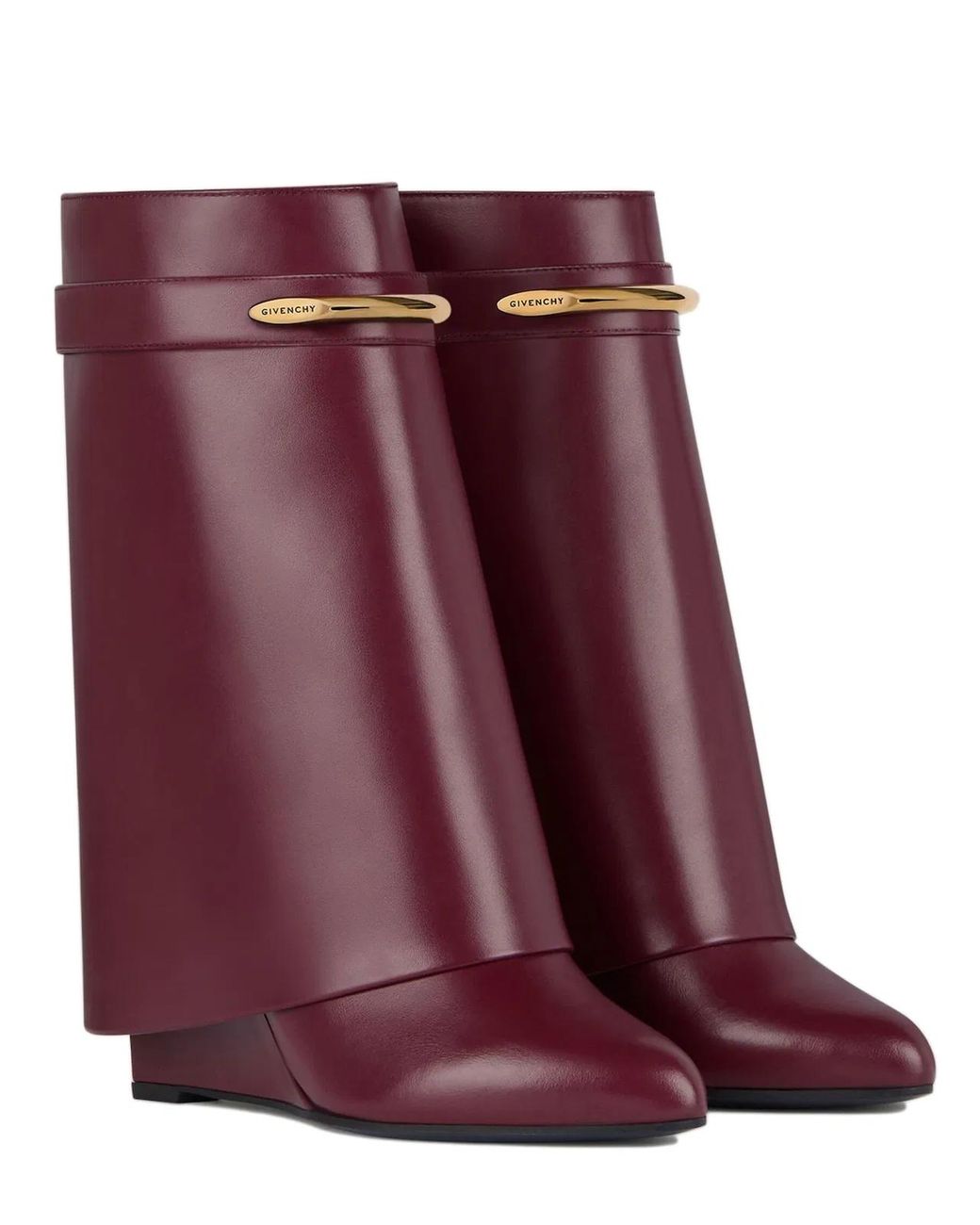 Givenchy Purple Shark Pinch Ankle Boots