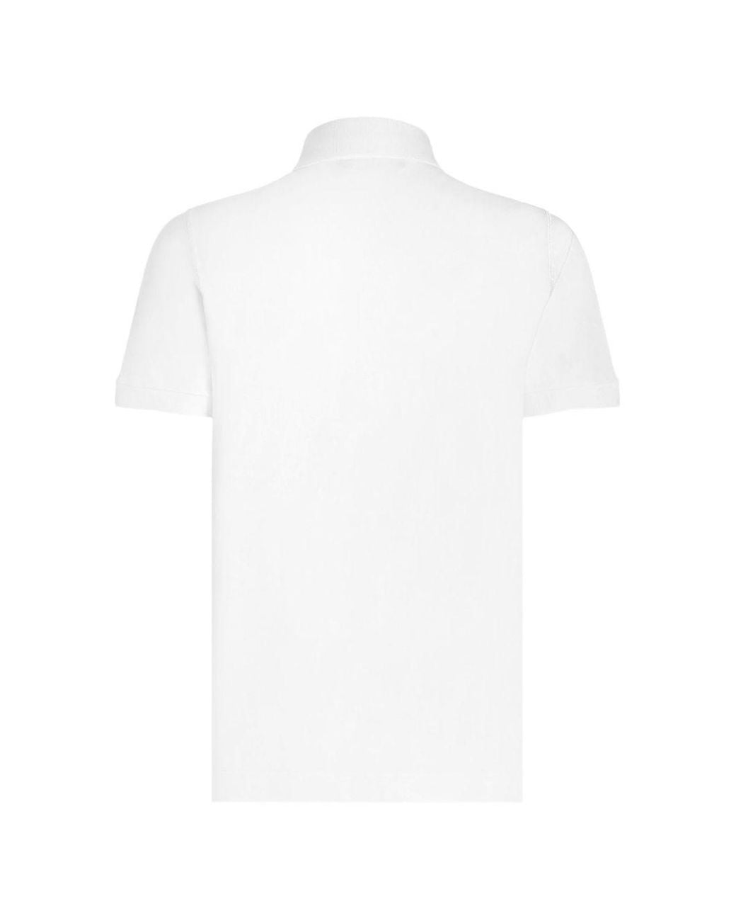 Dolce & Gabbana White Dolce & Gabbana 100%Co T-Shirts And Polos for men