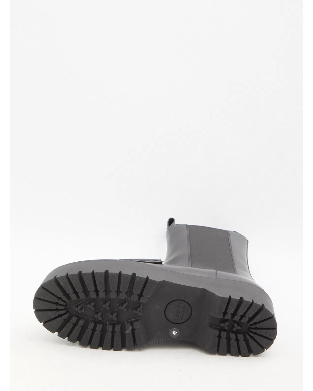 Gucci Black Horsebit Boots