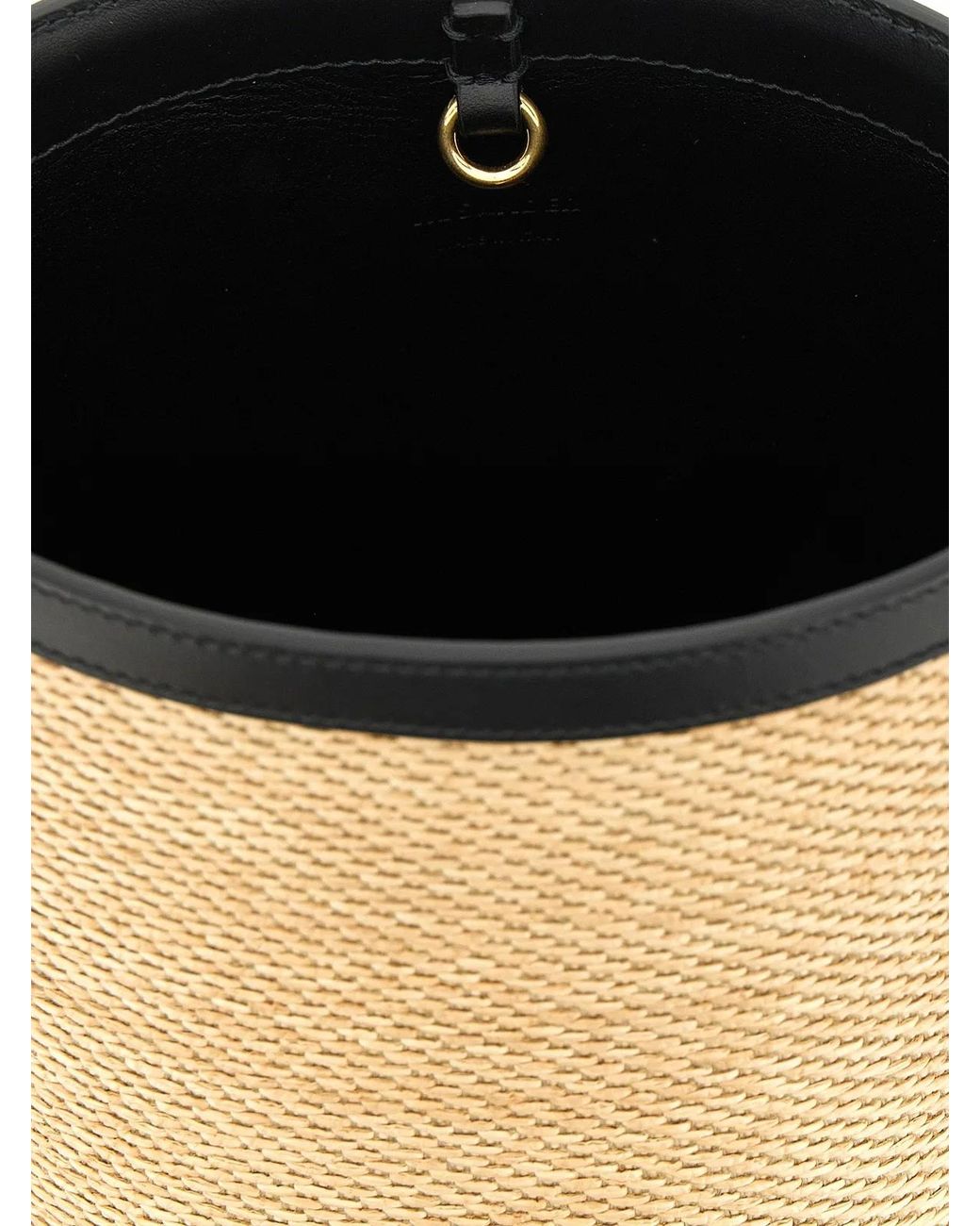 Jil Sander White 'Cannolo' Bucket Bag