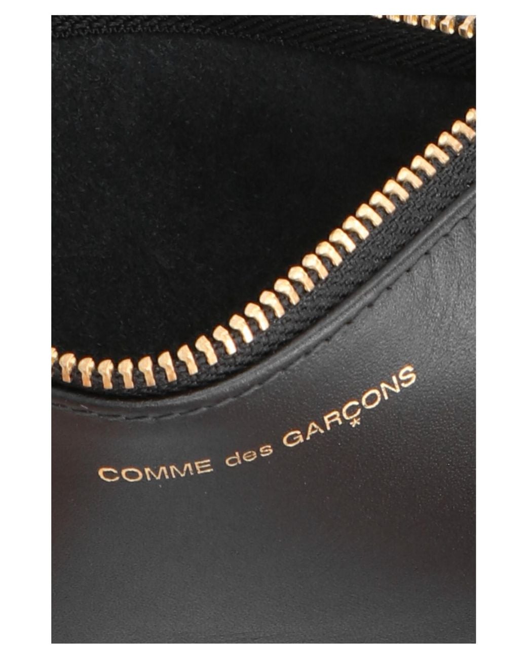Comme des Garçons Black Wallet Logo Print Wallet