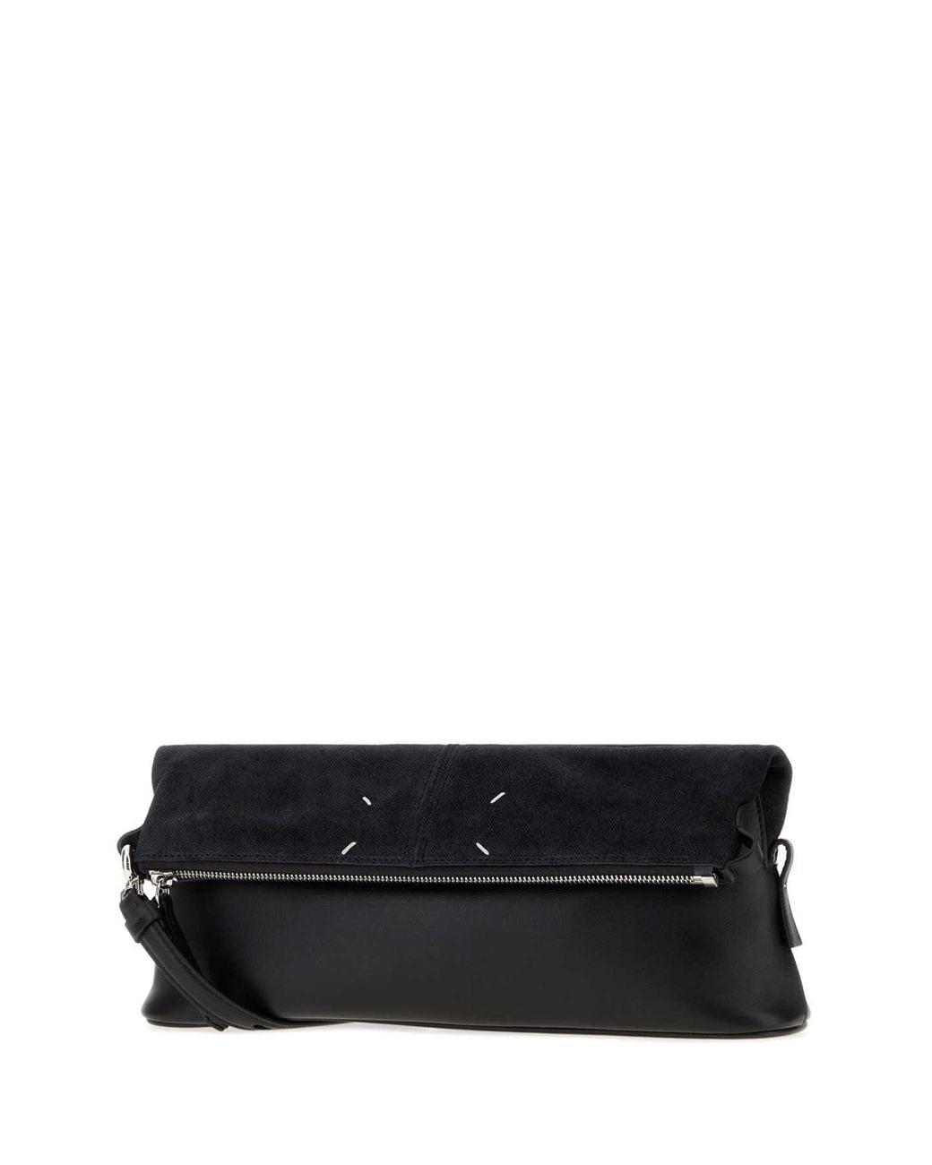 Maison Margiela Black Leather 5Ac Clutch