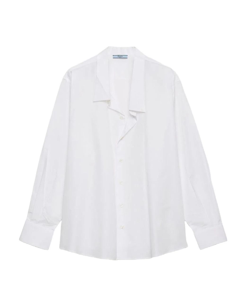 Prada White Poplin Shirt