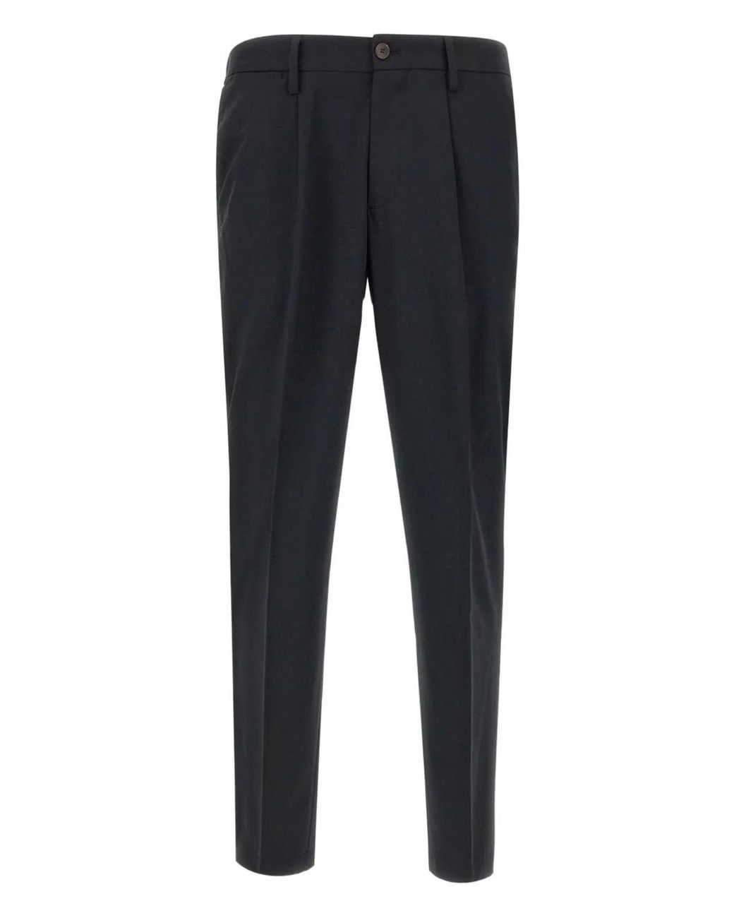 Devore Blue Cotton Modal Trousers for men