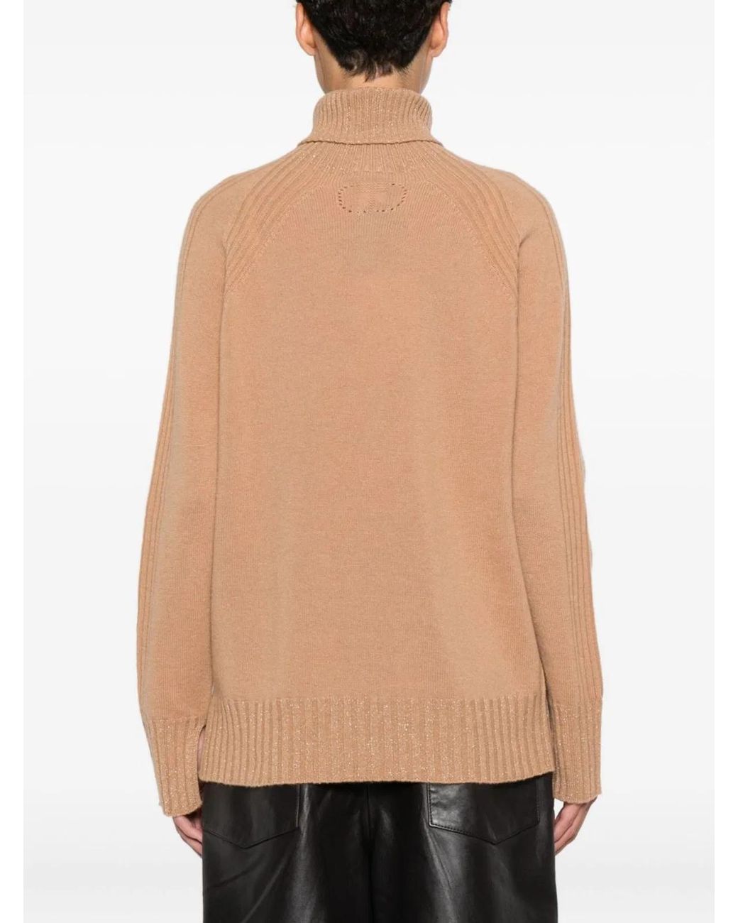Twinset Natural Wool Cashmere Polyester Sweater