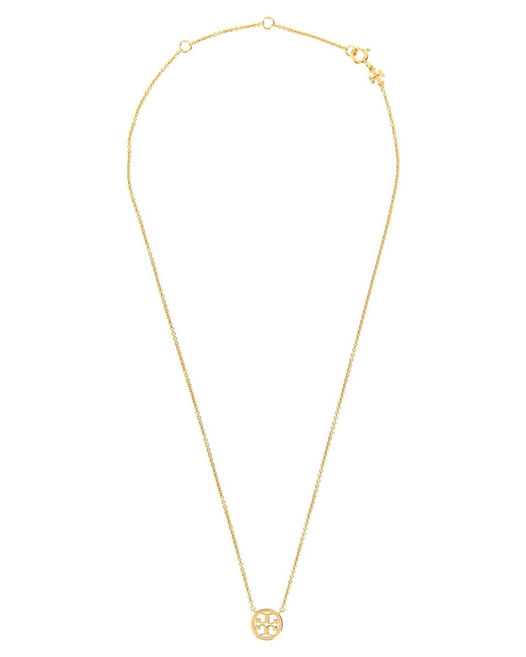 Tory Burch Metallic 'Miller Pavé' Necklace