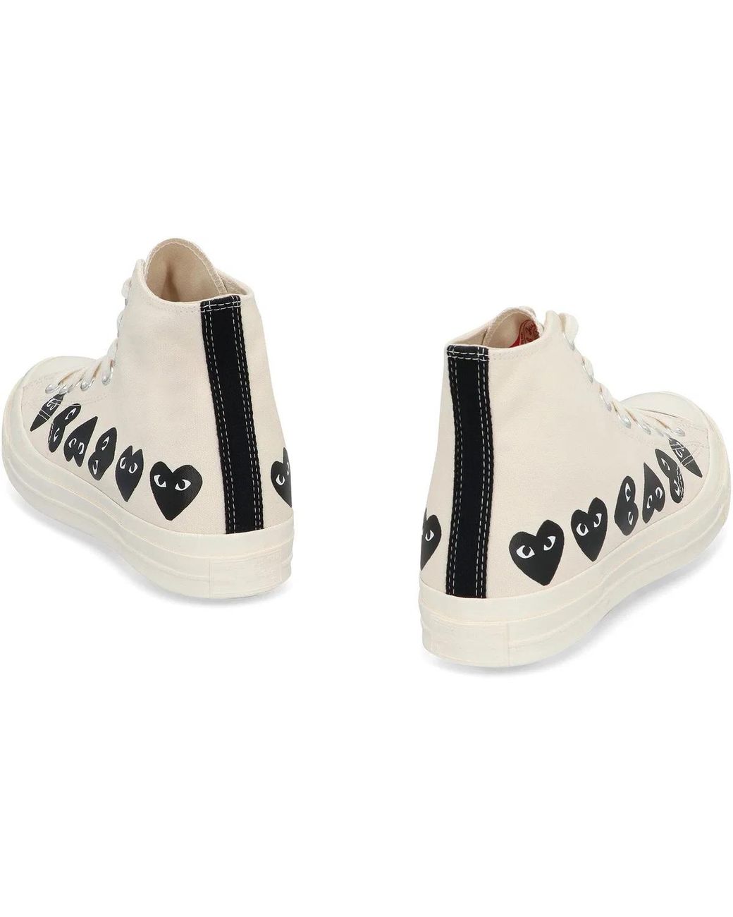 COMME DES GARÇONS PLAY White Converse X Chuck 70 High-Top Sneakers Rubber Trainers for men
