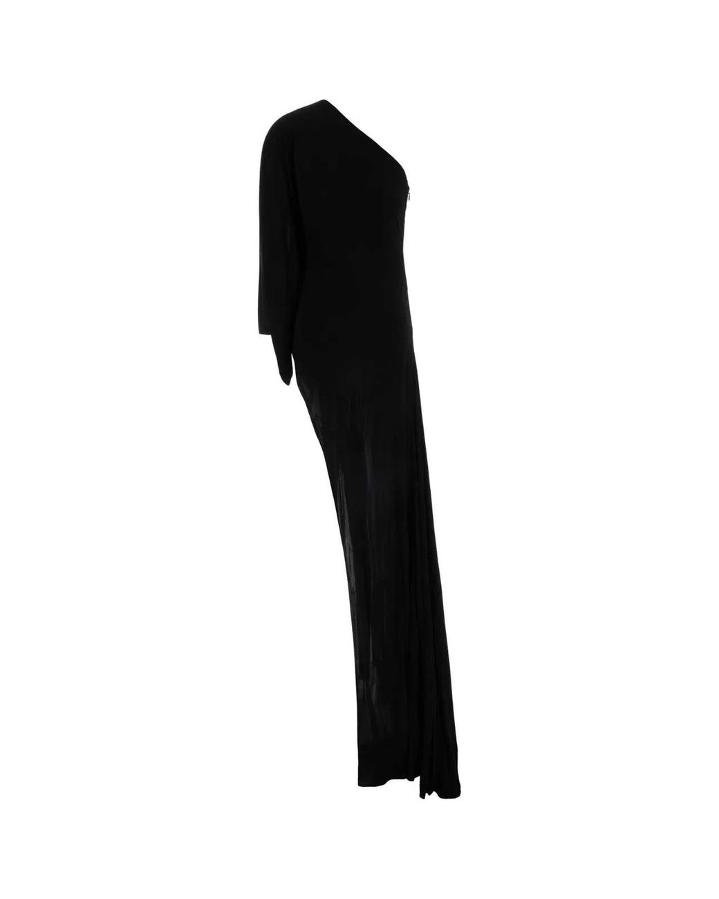 Gucci Black Long Oneshoulder Dress