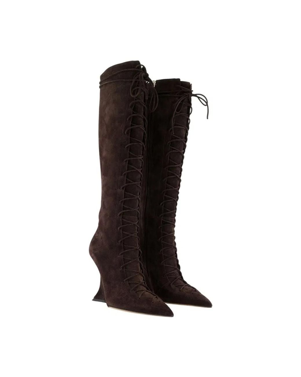 Paris Texas Black Heeled Boots