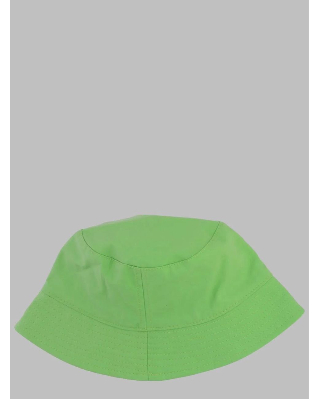 MSGM Green Boys 100% Cotton Cloche Hat
