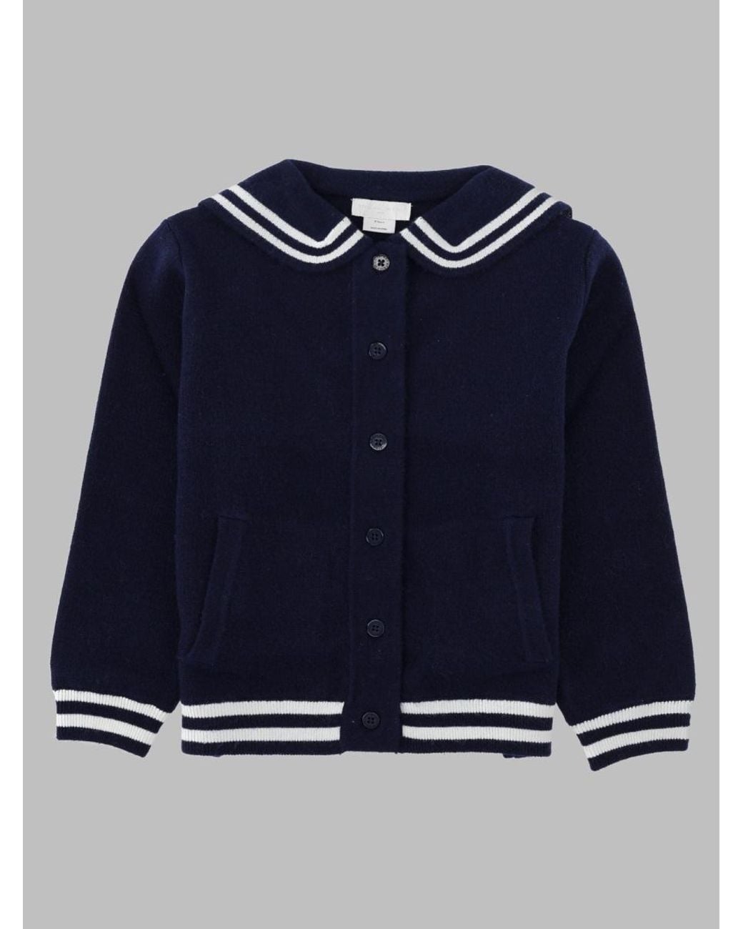 Stella McCartney Blue Knit Cardigan