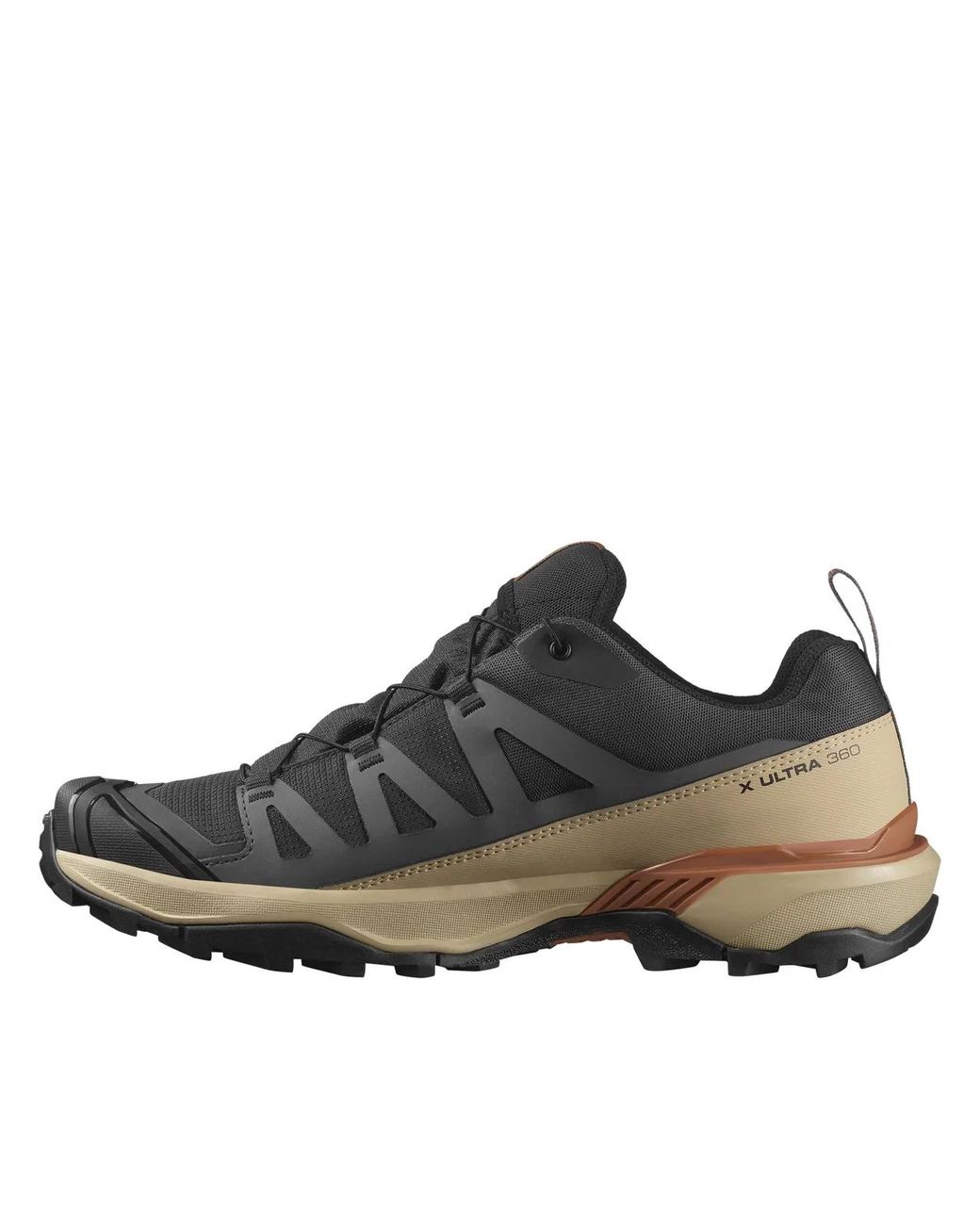 Salomon Brown Rugged Trail Running Shoes With Supportive Overlays for men