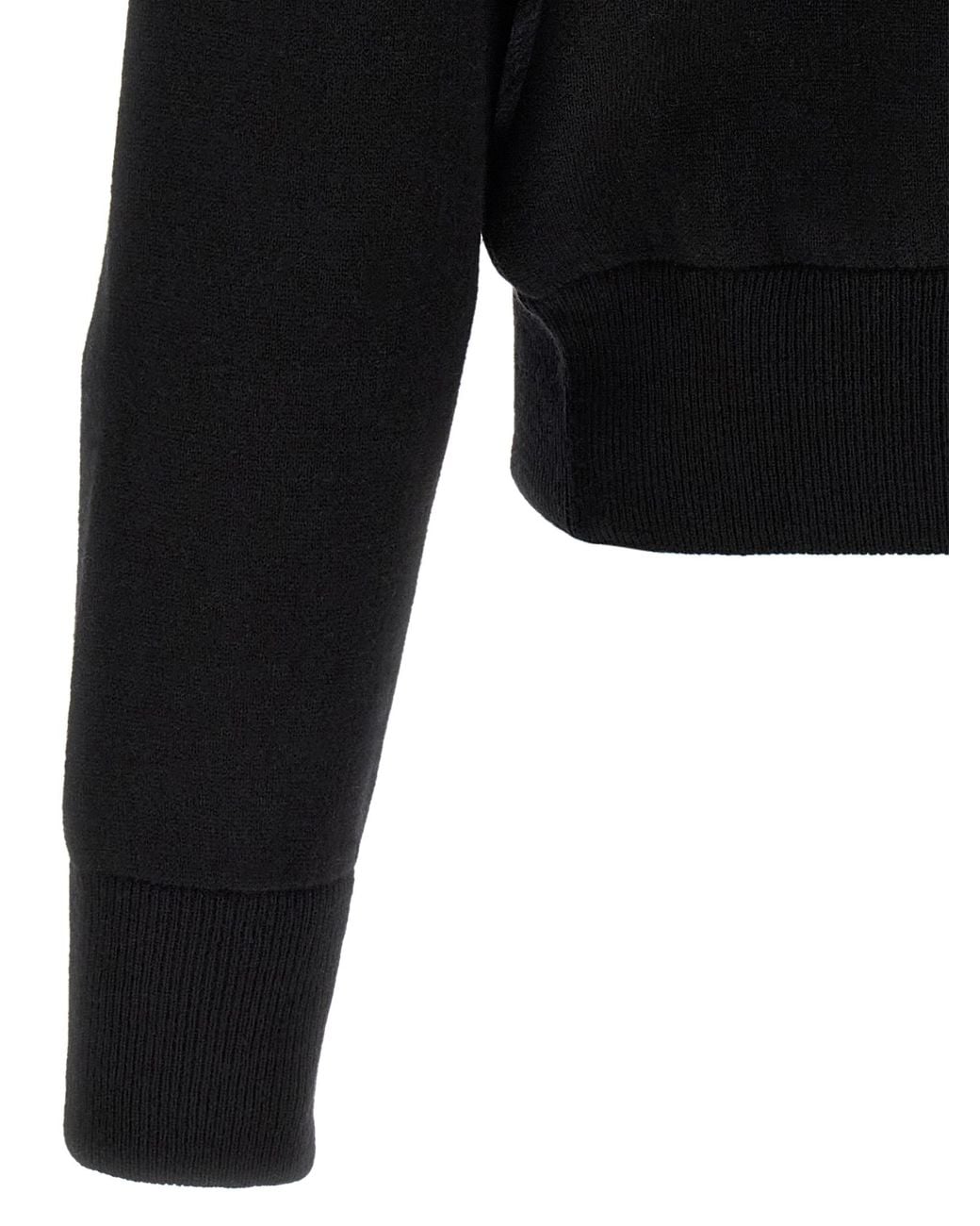 Fendi Black Cashmere Hoodie for men