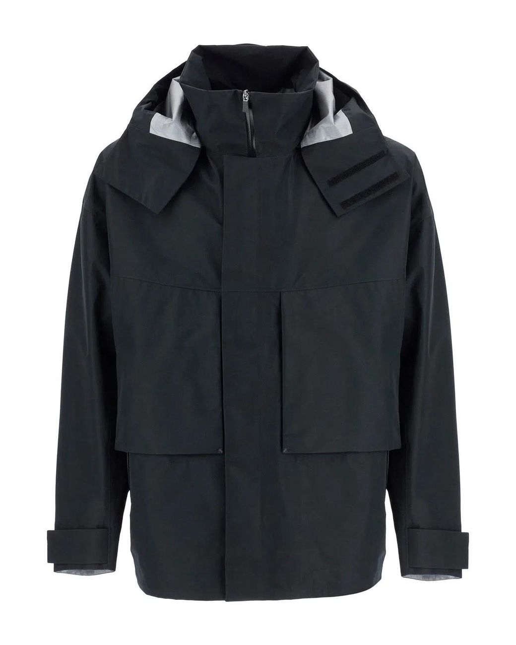 Herno Black Short Waterproof Jacket For for men