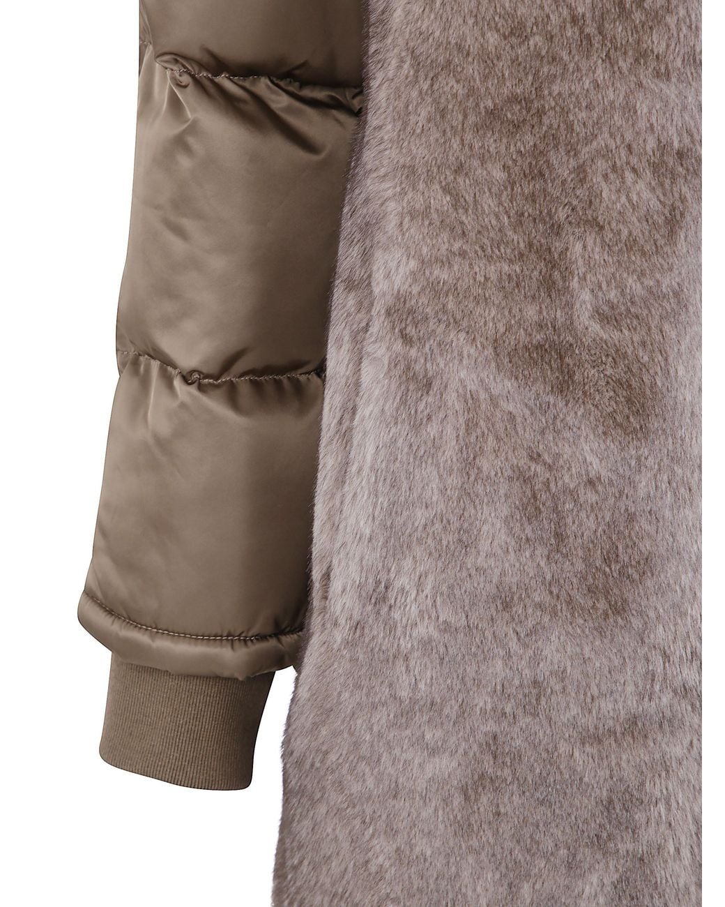 Betta Corradi Brown "Dudu" Hooded Puffer Coat