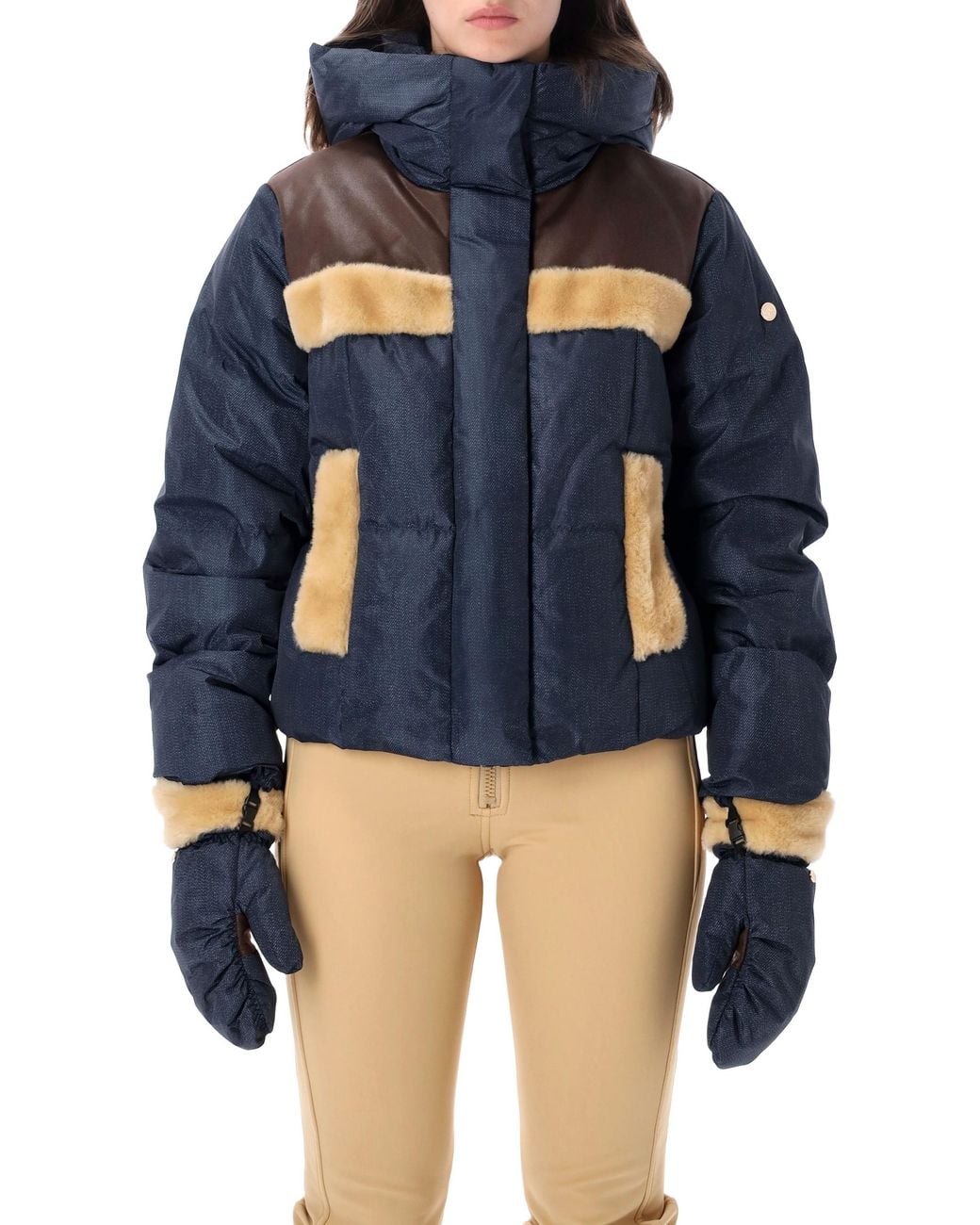 Goldbergh Blue "Kori" Quilted Down Jacket