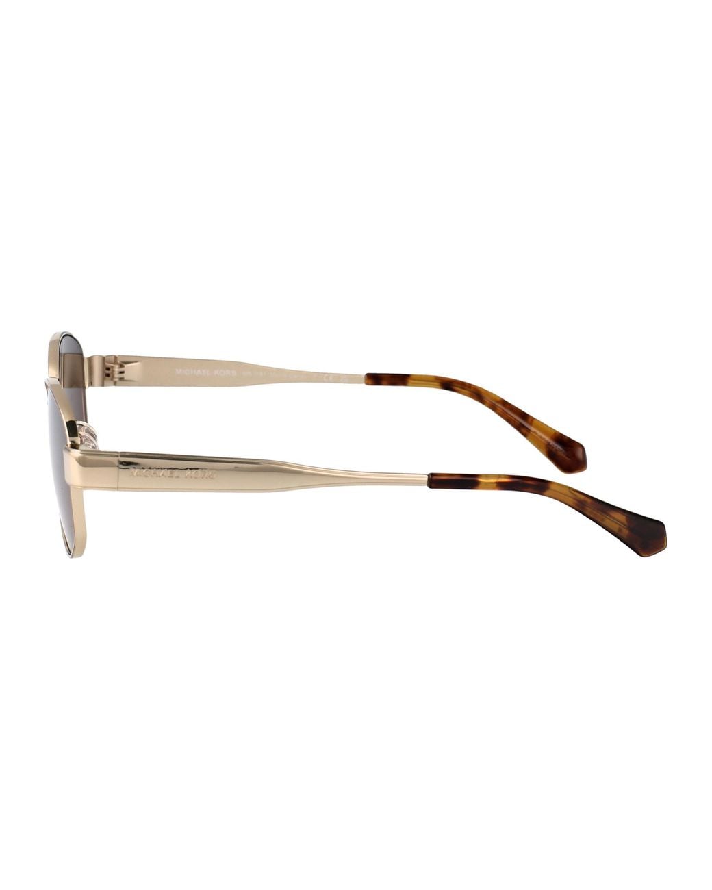 Michael Kors Brown Light Metal Sunglasses