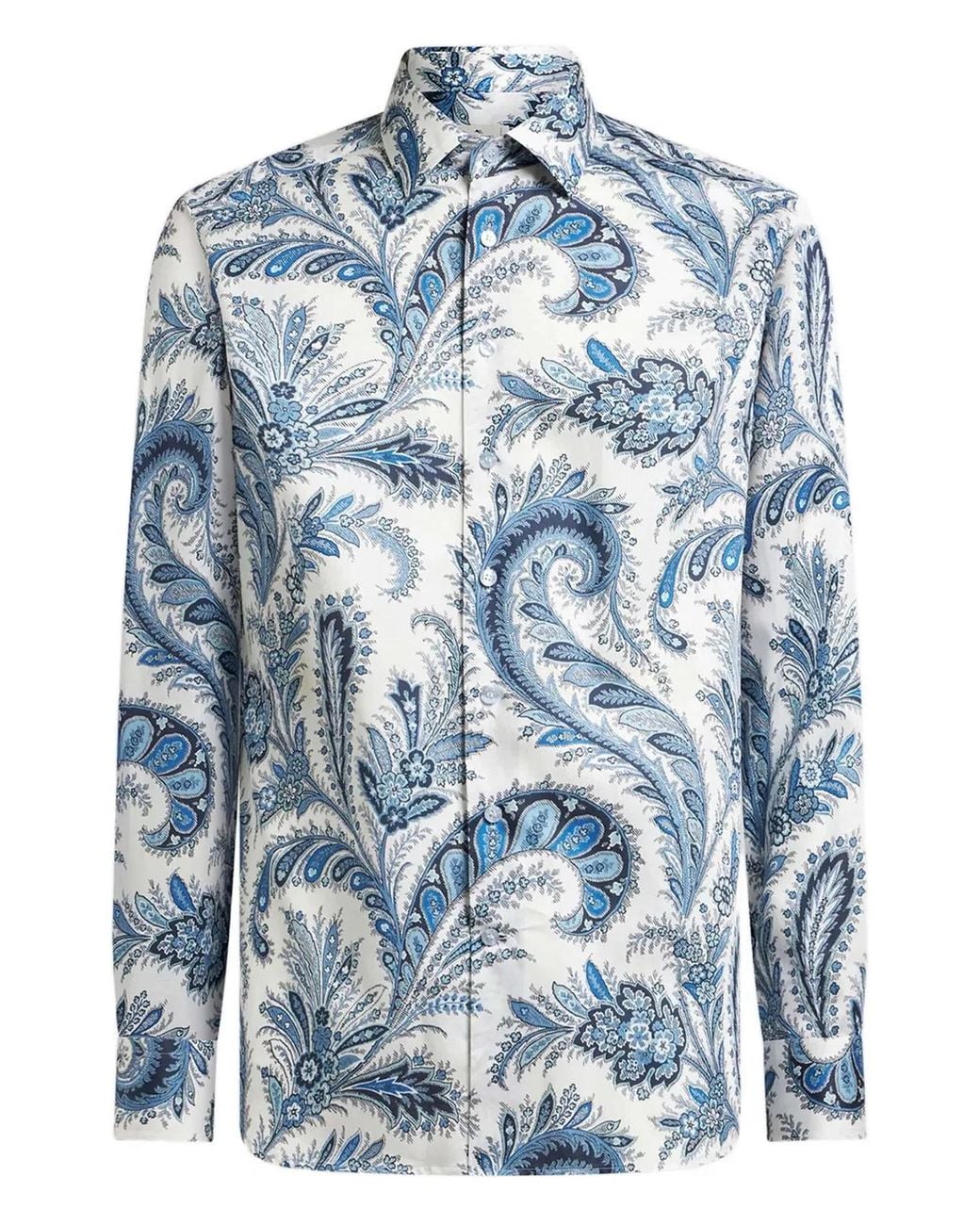 Etro Blue Rome Shirt for men