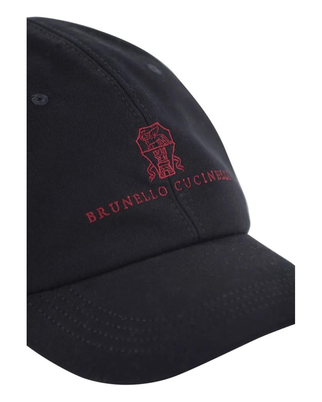 Brunello Cucinelli Blue Baseball Cap for men