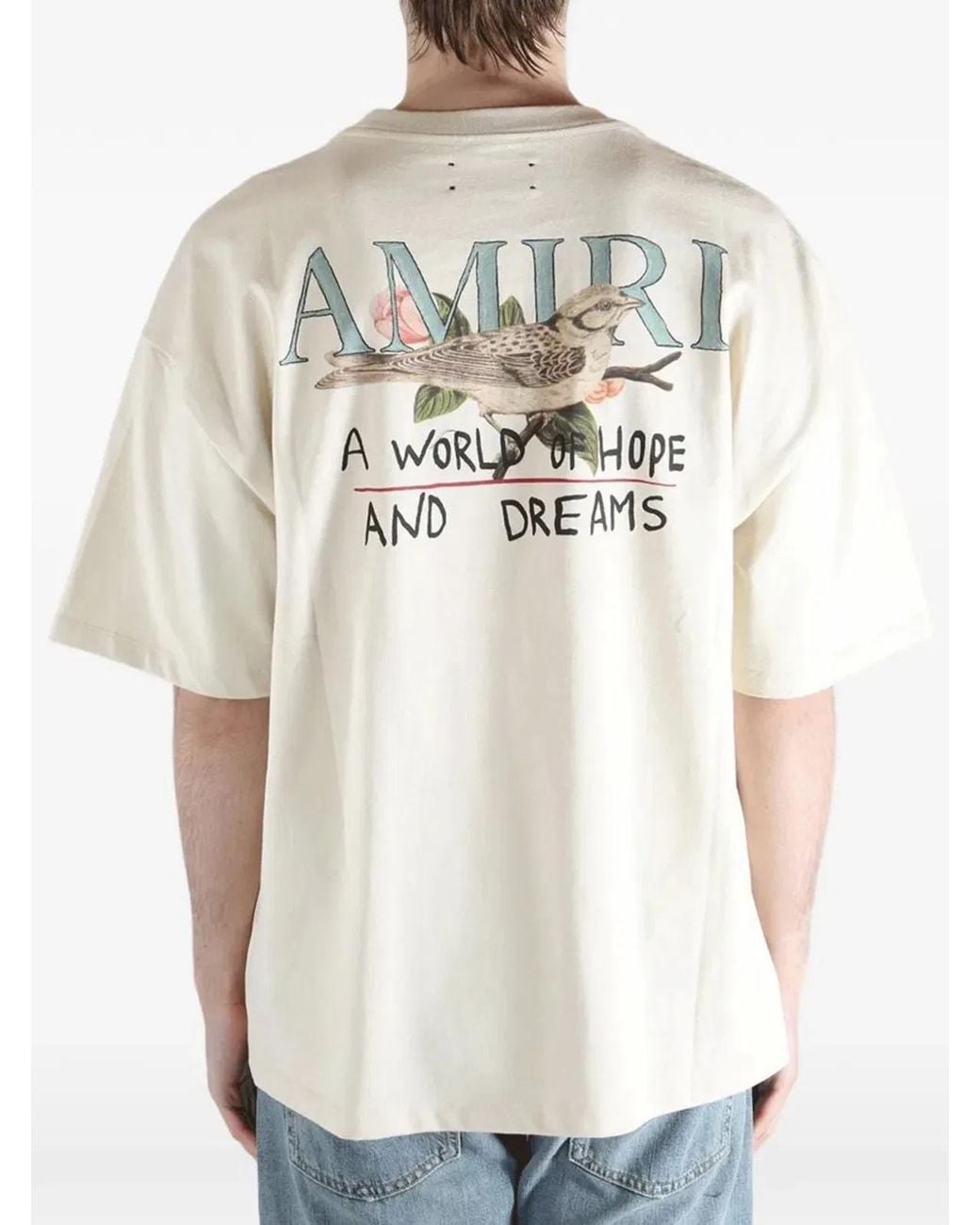 Amiri White "Hope And Dreams Os" Tee for men