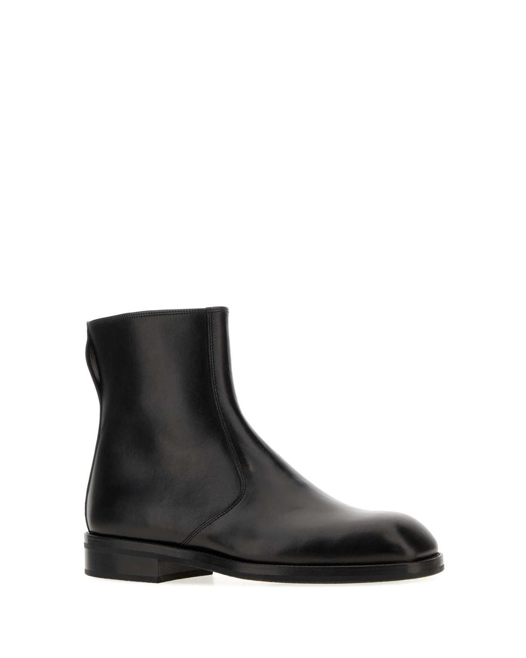 Lemaire Black Zipped Boots for men