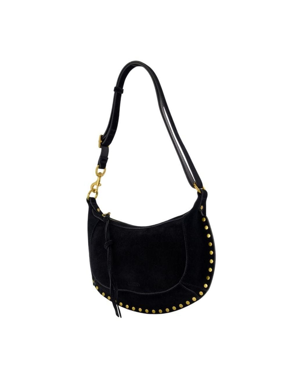 Isabel Marant Black Oskan Moon Shoulder Bag