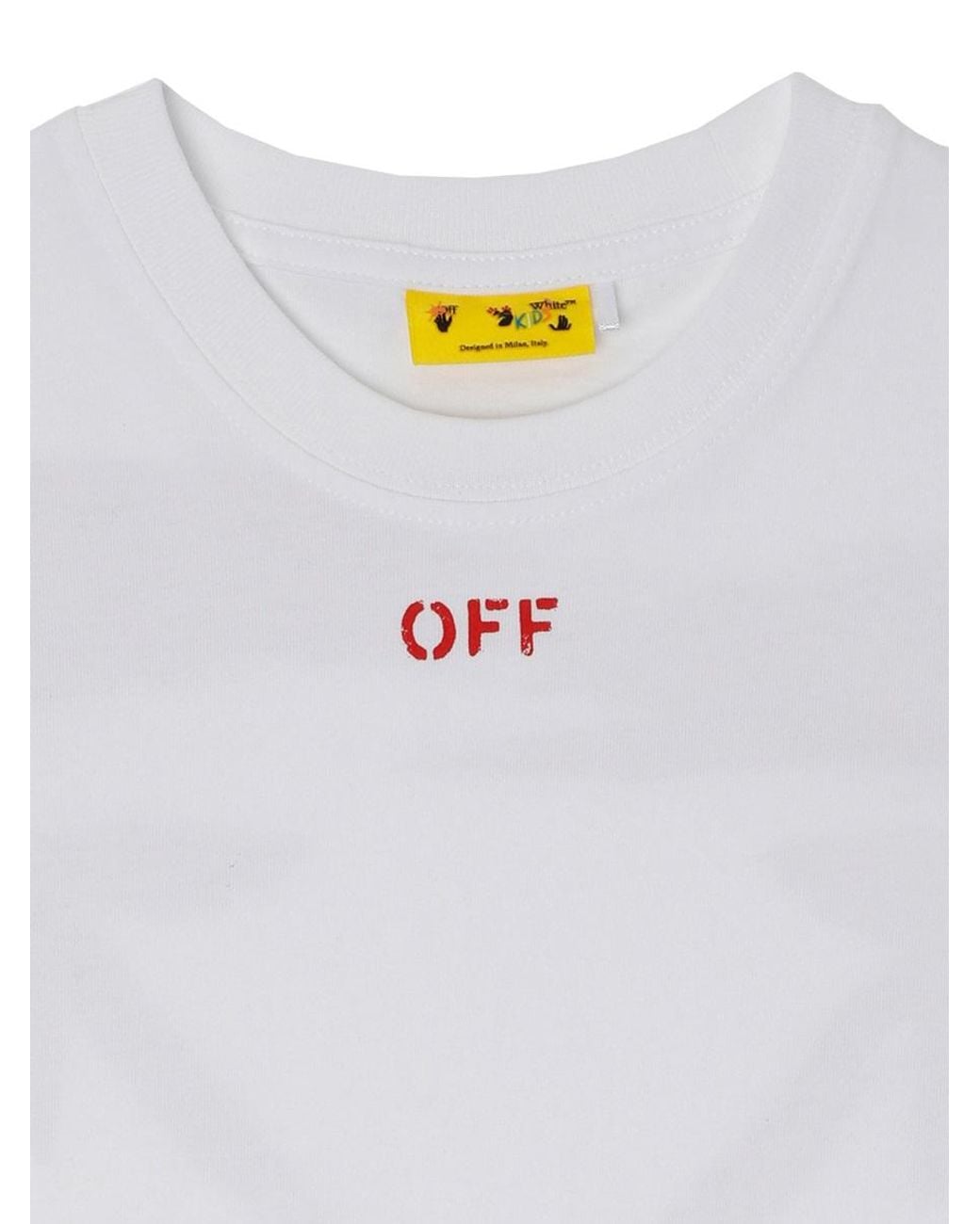 Off-White c/o Virgil Abloh White Arrow Spray Mini Tee For Kids