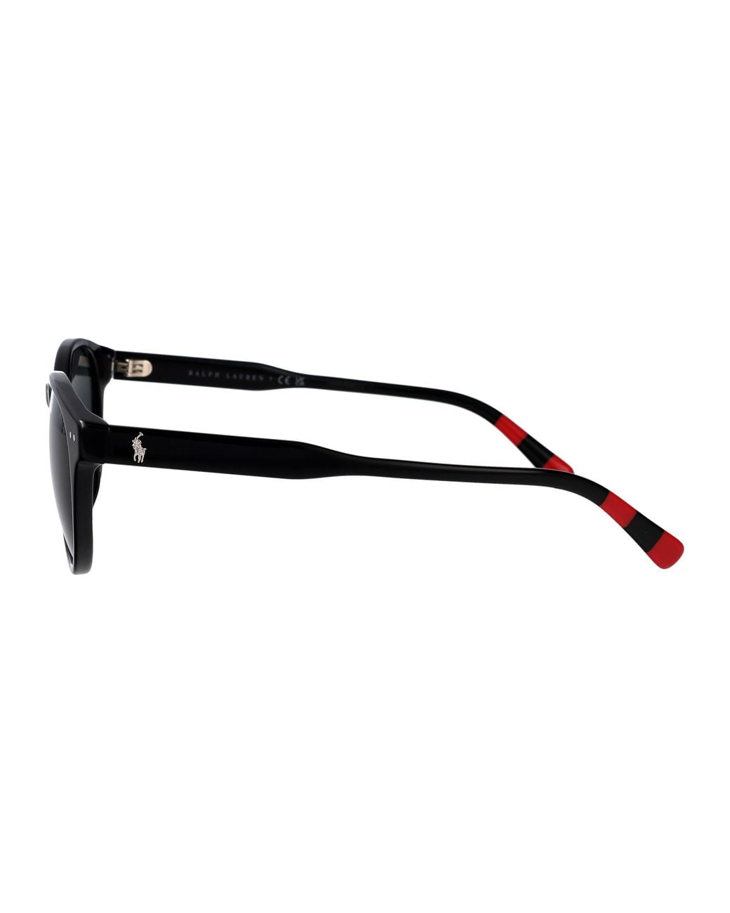 Polo Ralph Lauren Black Acetate Sunglasses for men
