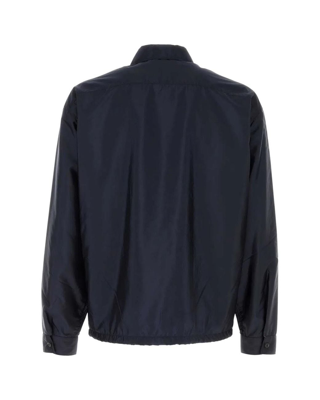 Prada Blue Re-Nylon Shirt for men