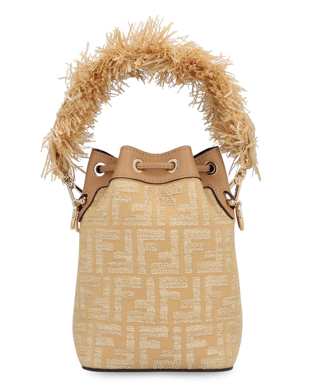 Fendi Natural Mon Tresor Bucket Bag