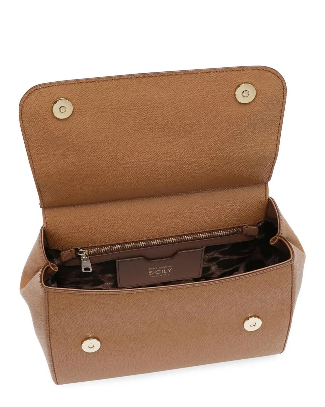 Dolce & Gabbana Brown Handbag Sicily Shoulder Bags