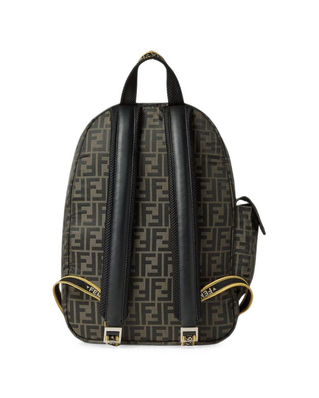 Fendi Black Superlight Ff Zucca Technical Fabric Backpack for men