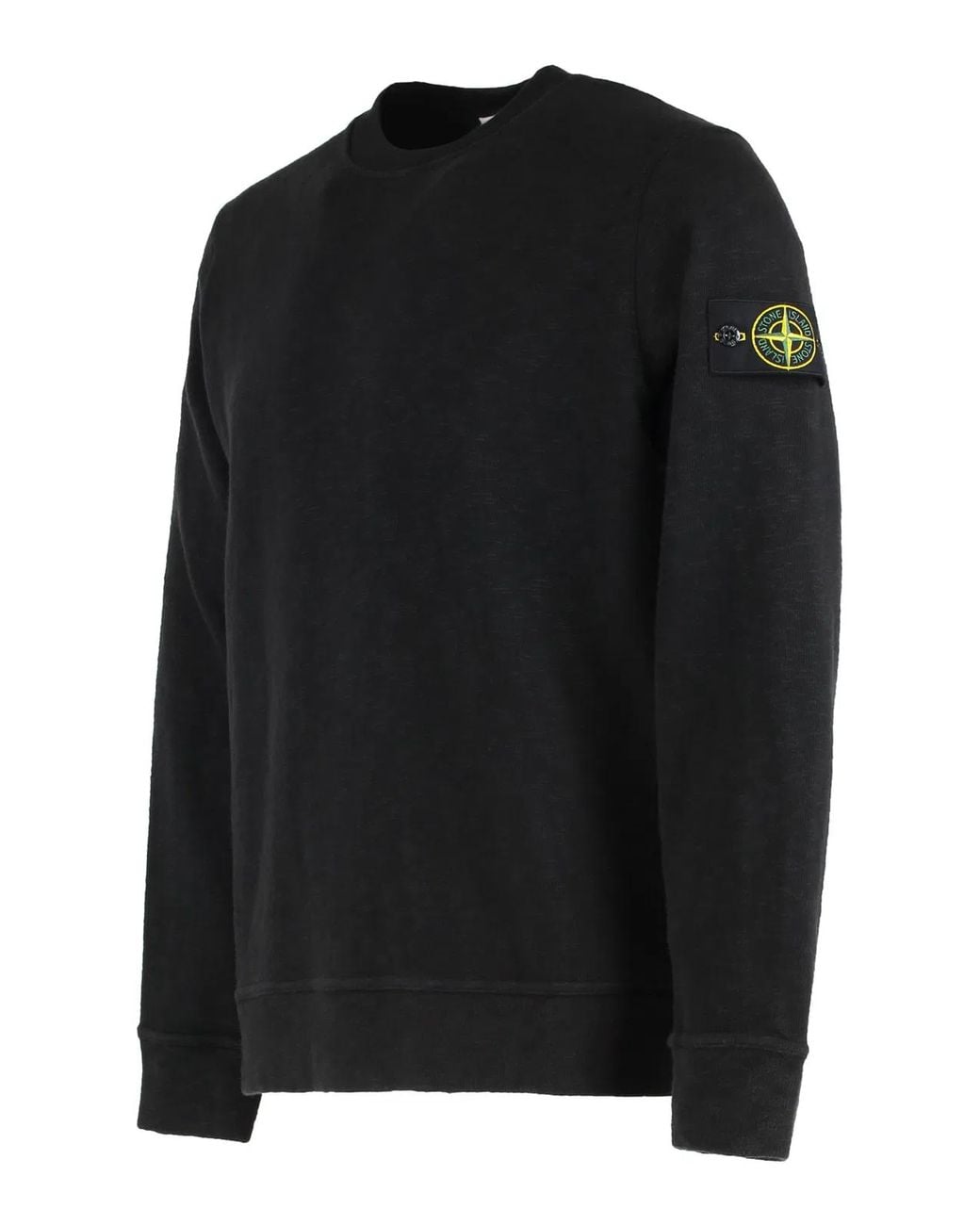 Stone Island Black Cotton Sweatshirt for men