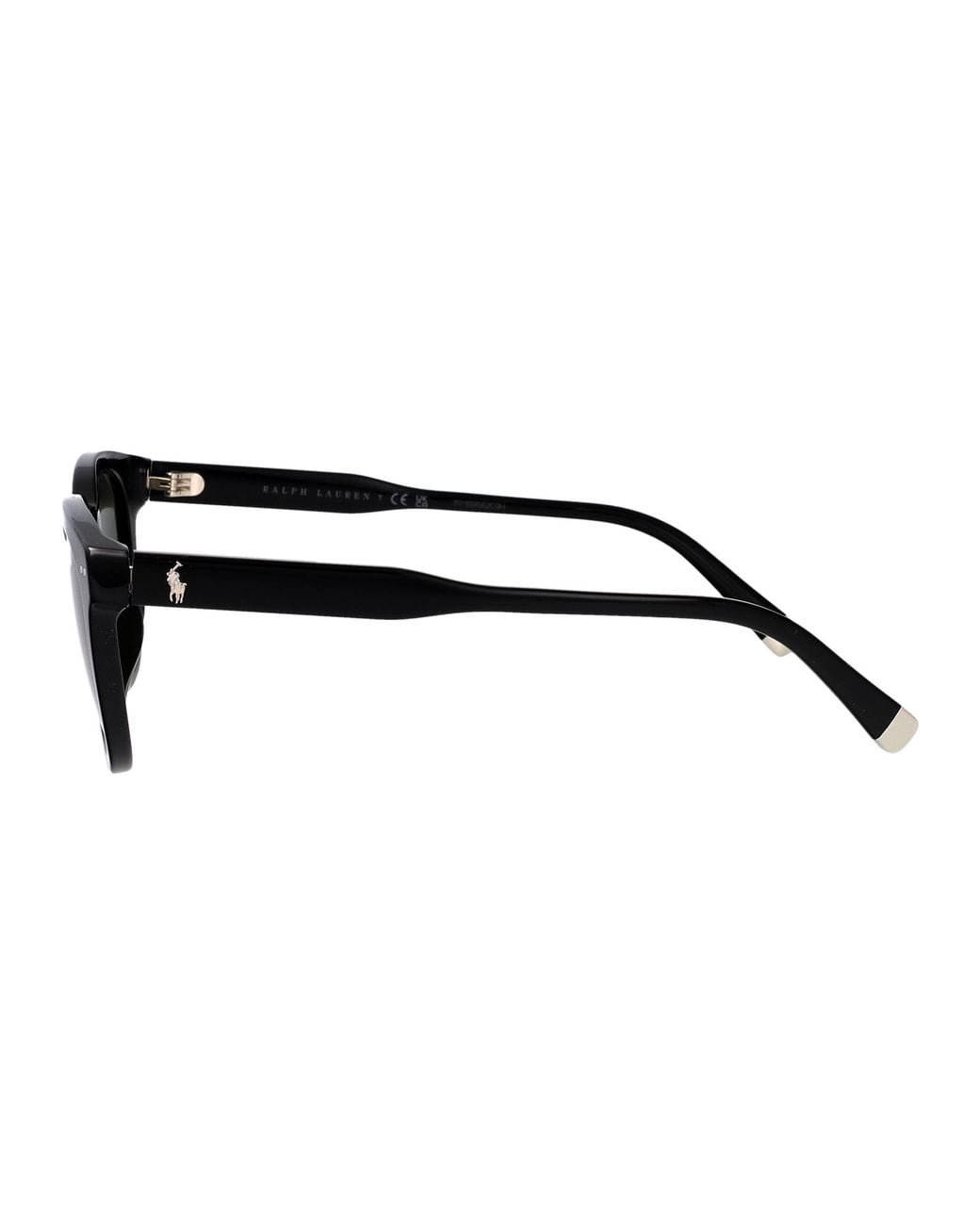 Polo Ralph Lauren Black Acetate Sunglasses for men