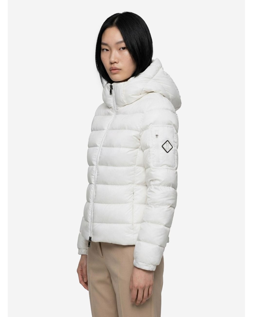 Herno White Short Down Jacket