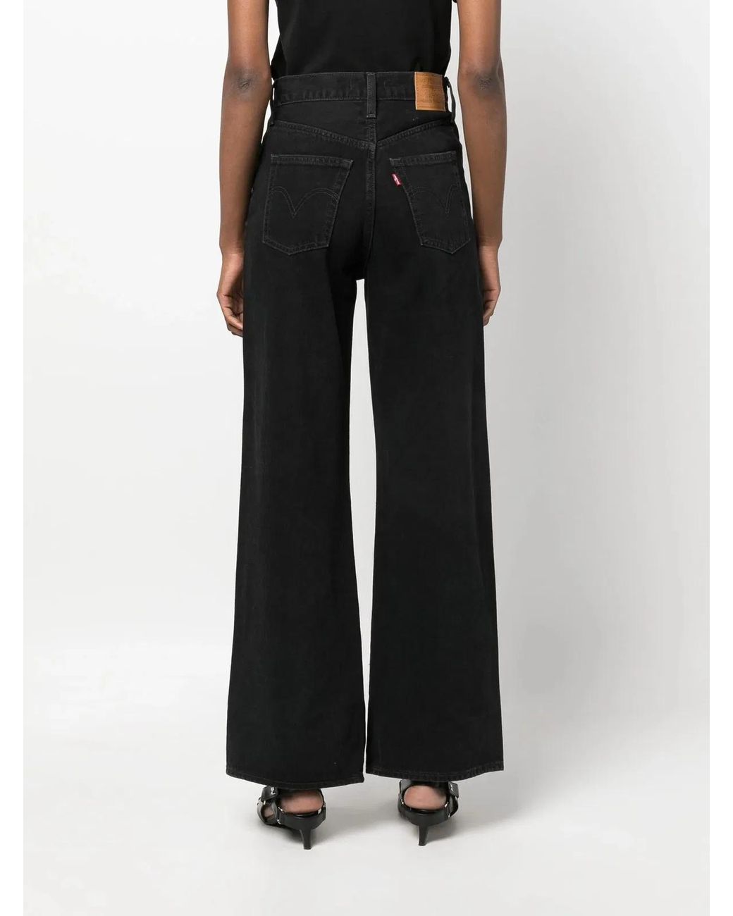 Levi's Black Ribcage Wide Leg