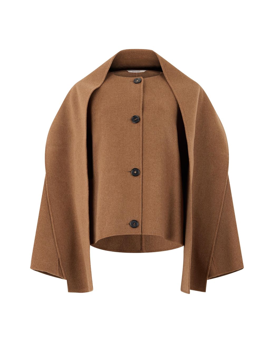 Max Mara Brown S Max Mara Wool Jacket With Scarf Detail