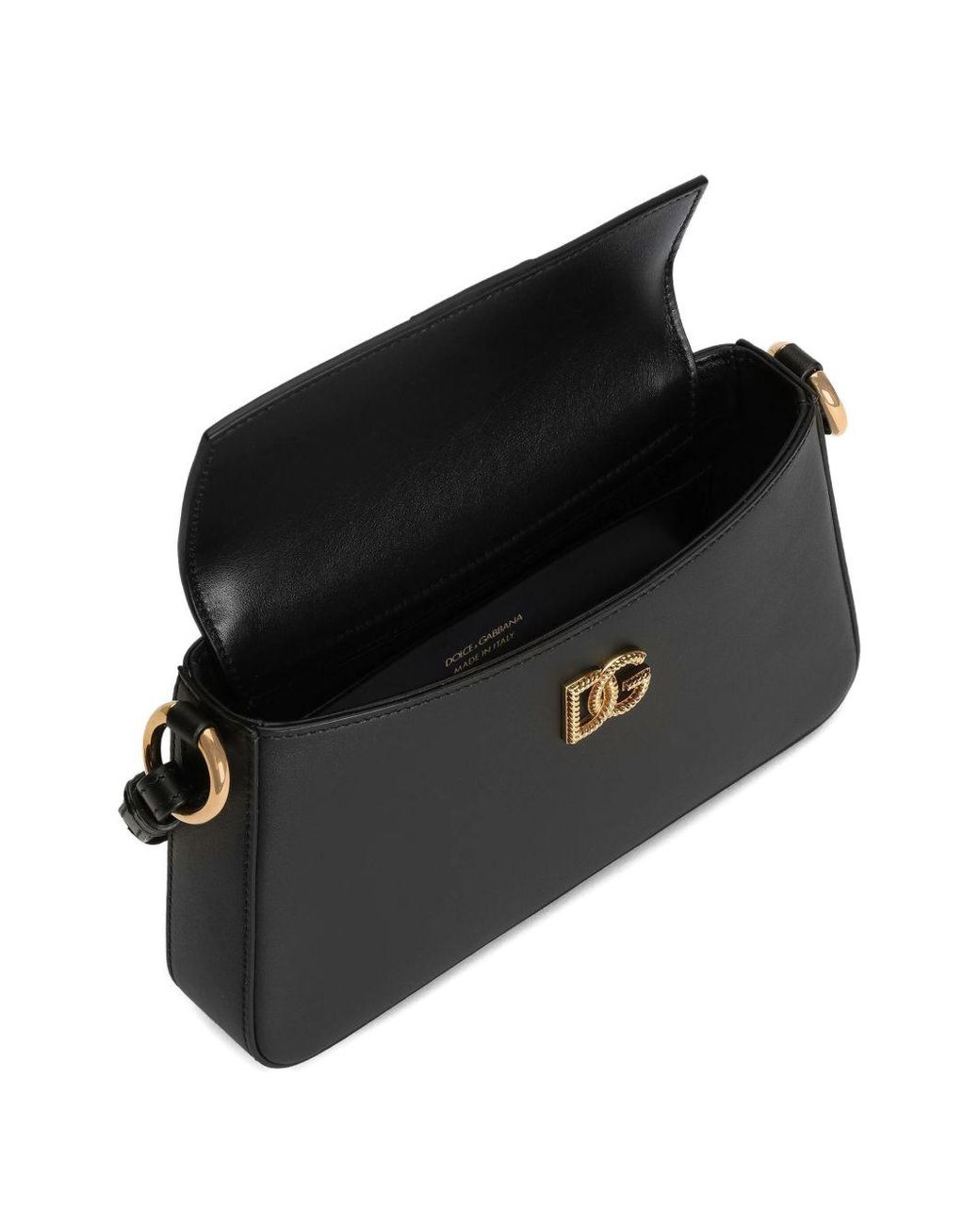 Dolce & Gabbana Black Dolce & Gabbana Leather Phone Bag