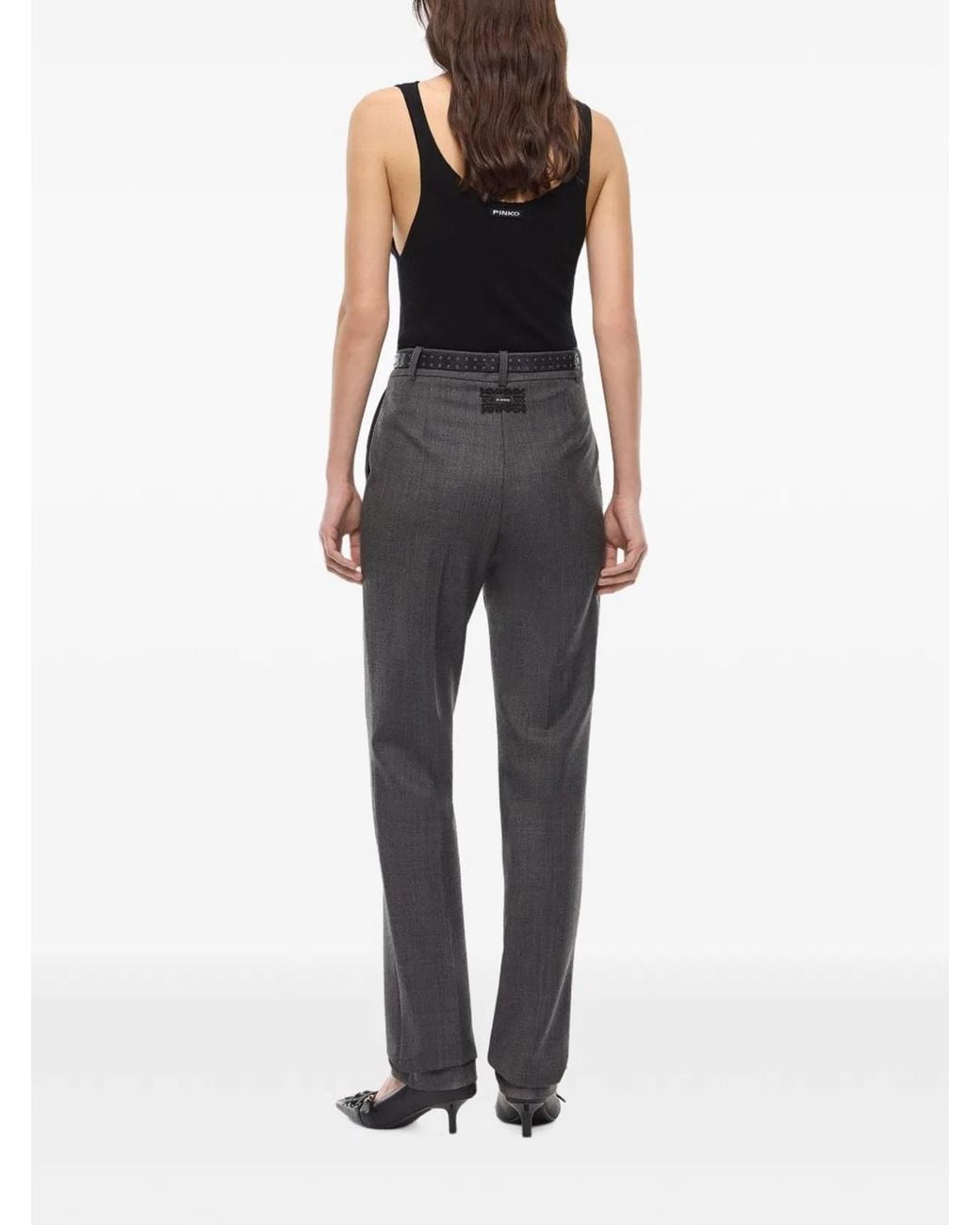 Pinko Gray Trousers