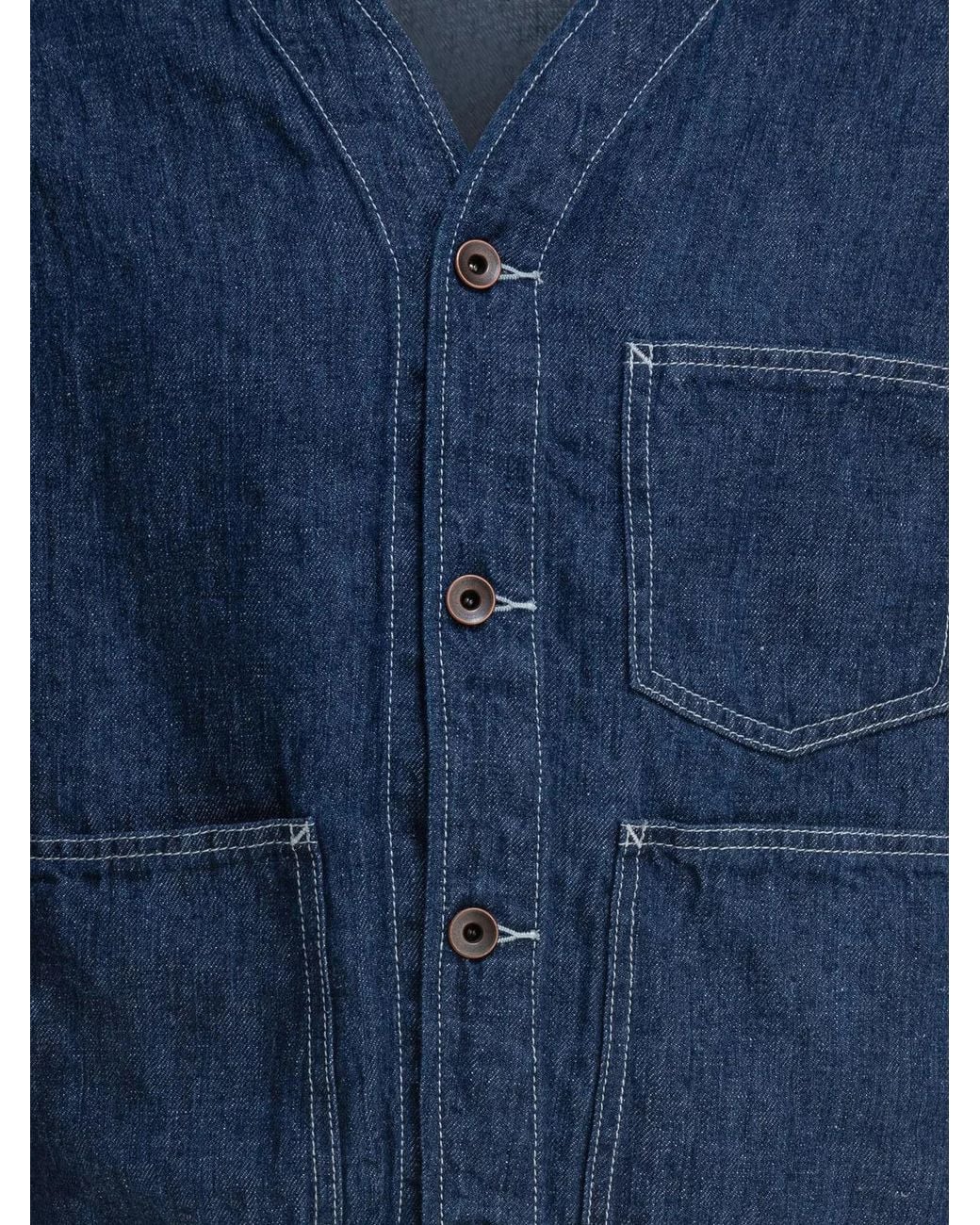 Beams Plus Blue "Engineer" Denim Jacket for men