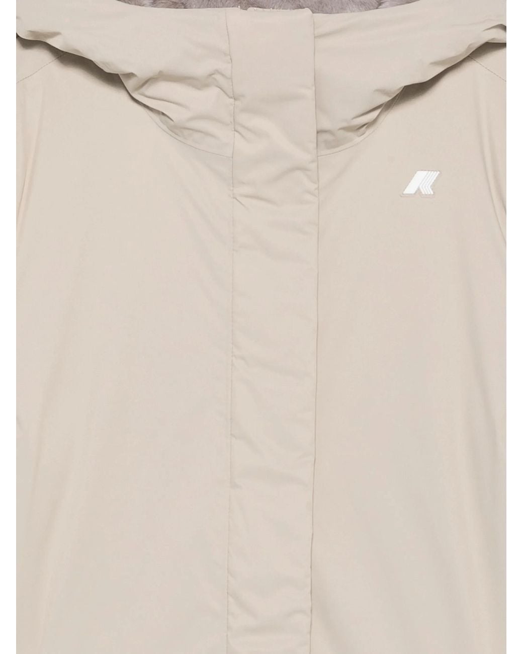 K-Way White Sophie Twill Soft Beaver