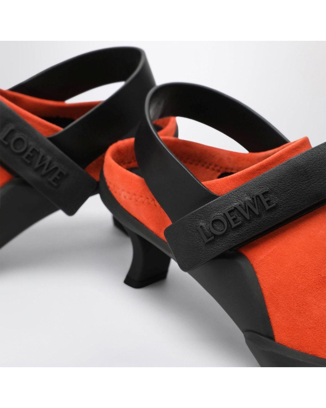 Loewe Red Saffron/ Dive Slingback Pumps