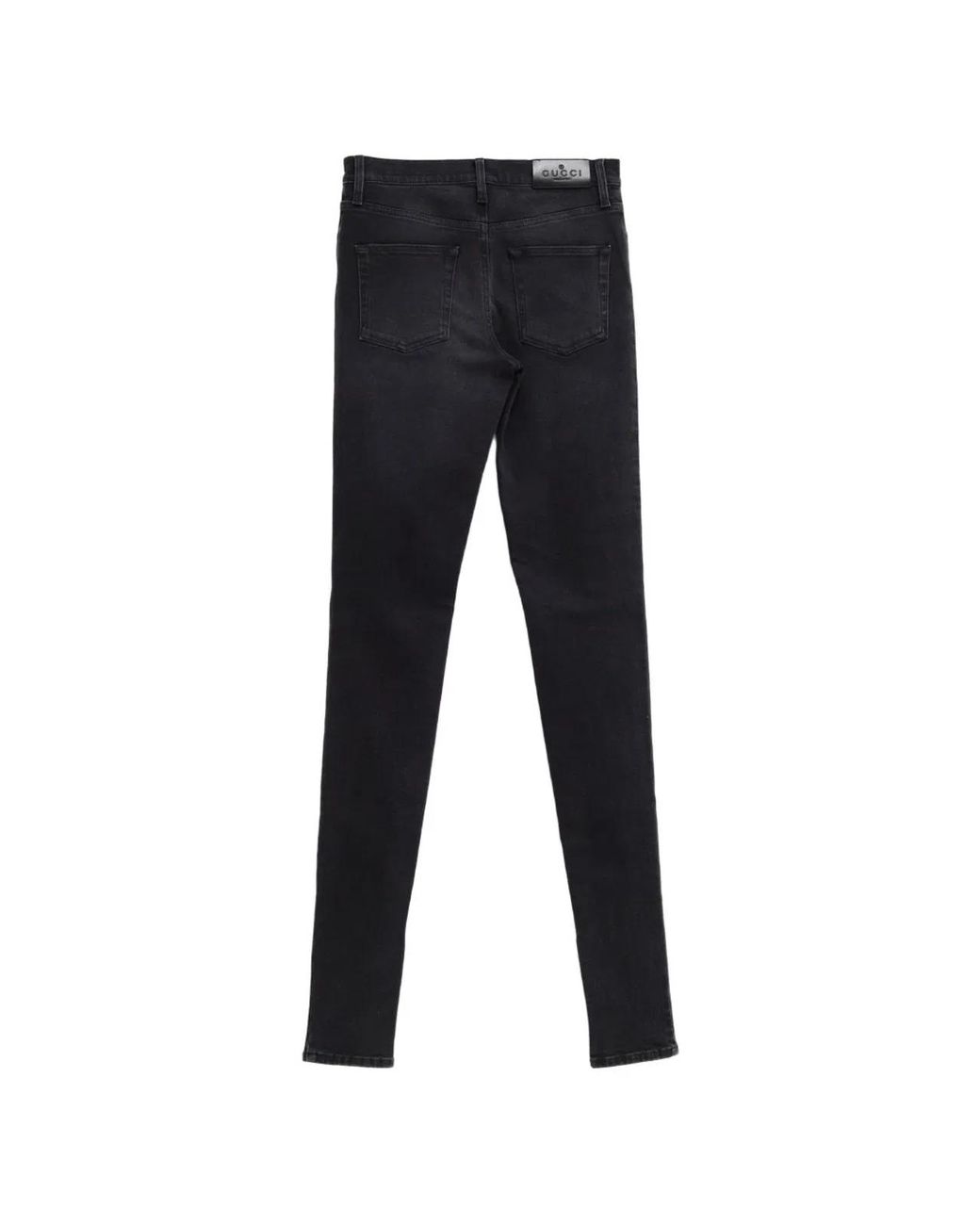 Gucci Black High-Waisted Skinny Jeans