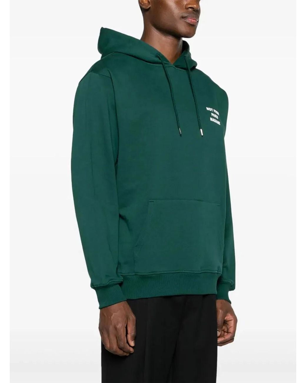 Drole de Monsieur Green "Le Hoodie Slogan" Hoodie for men